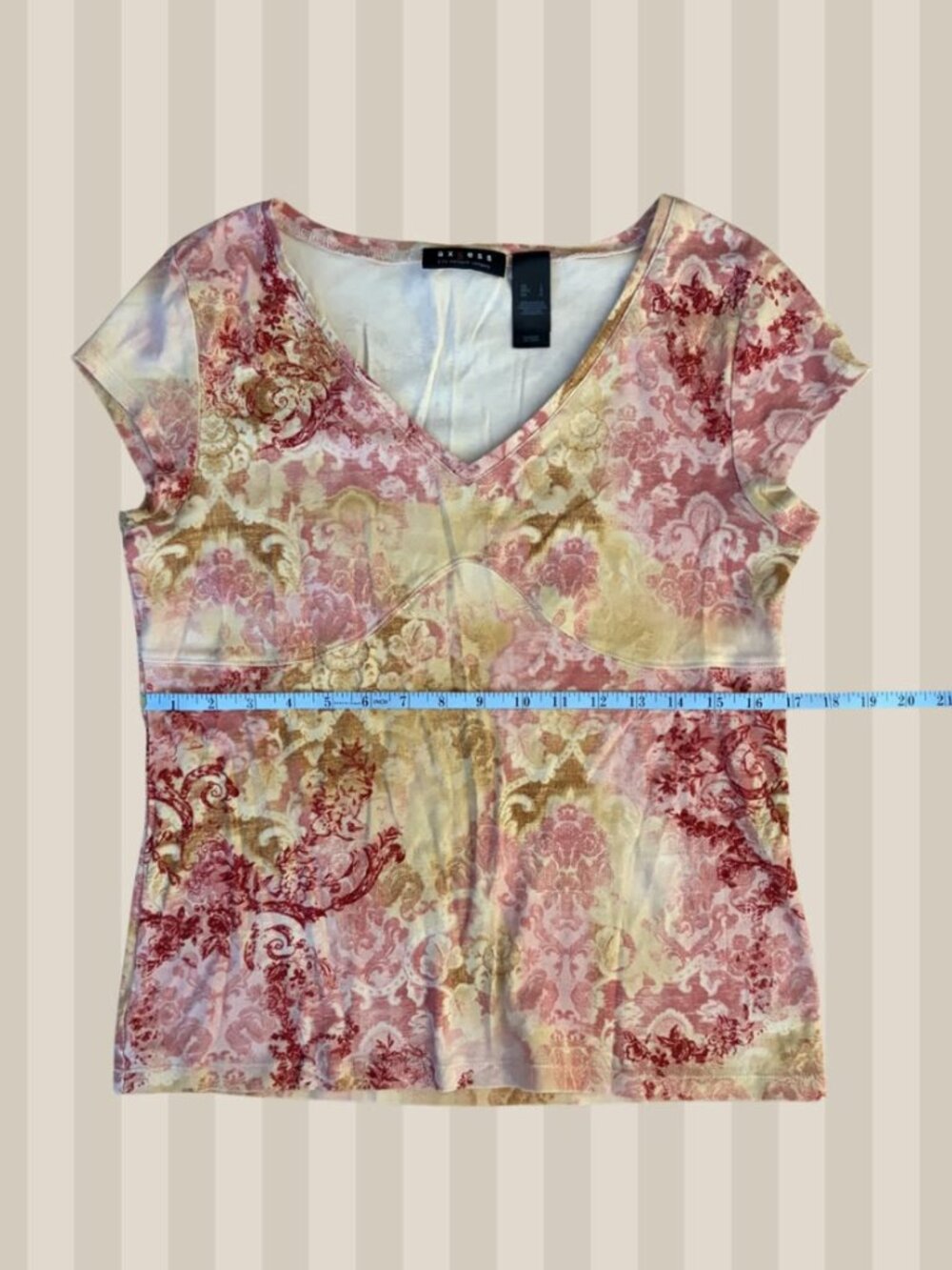 Y2K Axcess Patterned Top - Picture 7 of 7